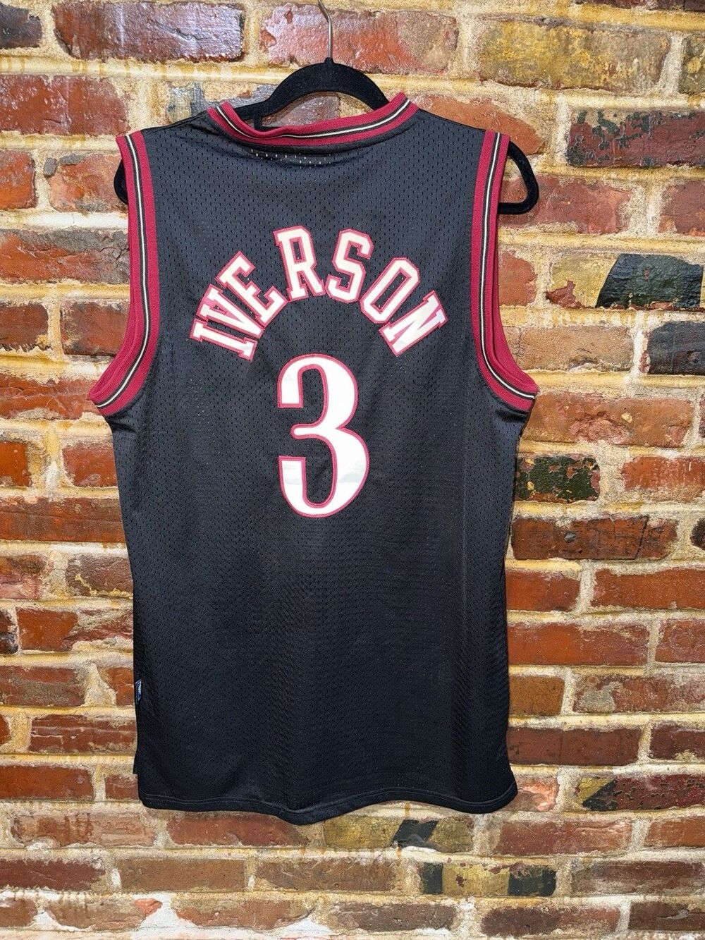 ALLEN IVERSON 76ers Vintage Sixers Adidas Jersey Size Medium